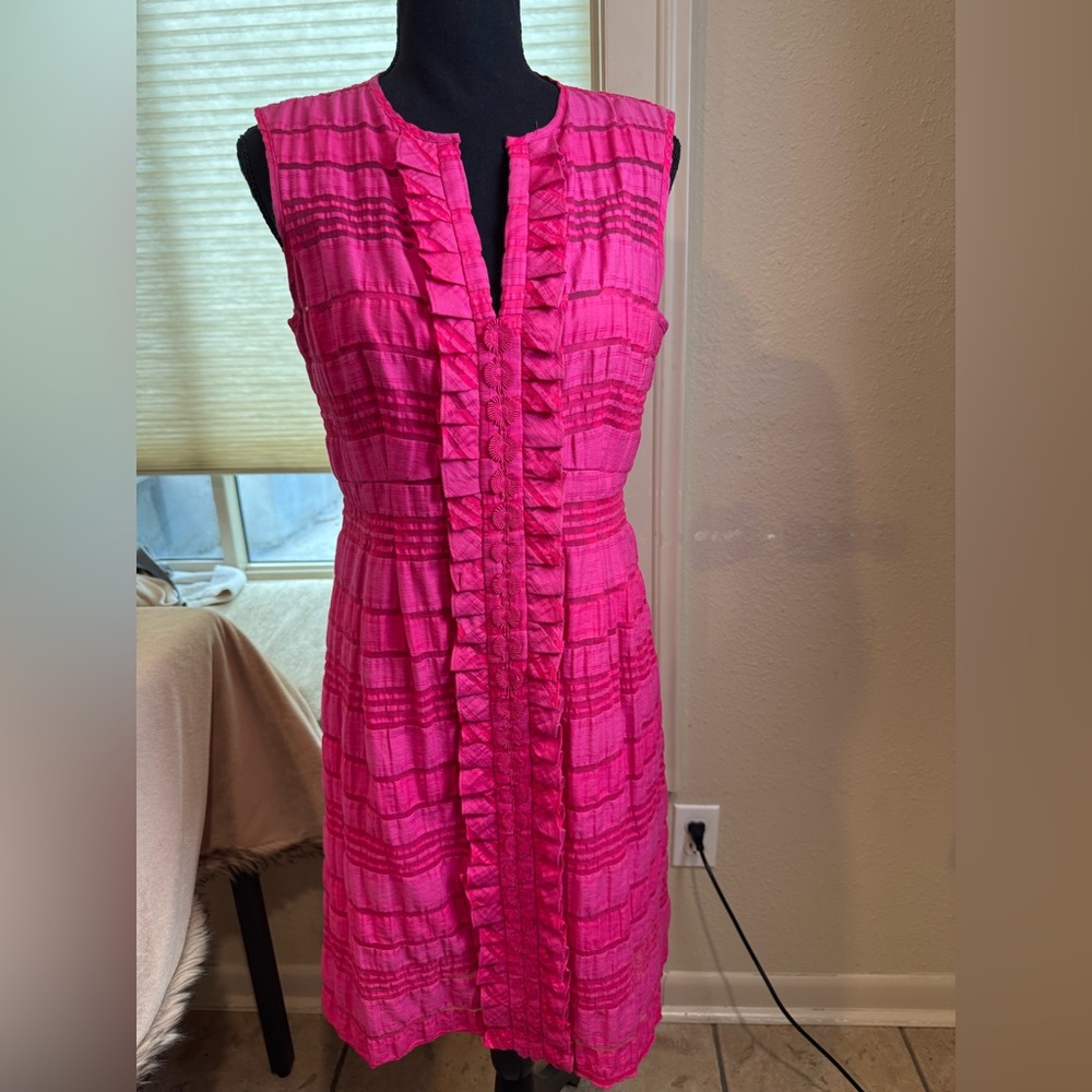 Nanette Lepore Sleeveless Magenta Dress